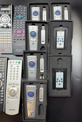 Mixed Bulk Lot of 35 Untested Remote Controls All with Covers Sony JVC Toshiba