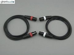 A03P (0.5m 1.5ft)—Pair Balanced XLR(m/f) 3Pin Canare L-4E6S Audio/Micro Cable