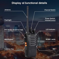 Walkie Talkie Long Range 50 Mile Two Way Radio Charge Waterproof 6 / 10 Pack Set