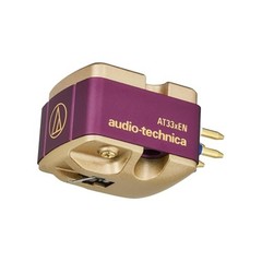 Audio-Technica AT33xEN Dual Moving Coil Stereo Cartridge (Black and Gold)