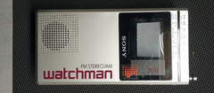 SONY WATCHMAN FD-30A Mini Portable TV AM/FM Stereo – WORKS