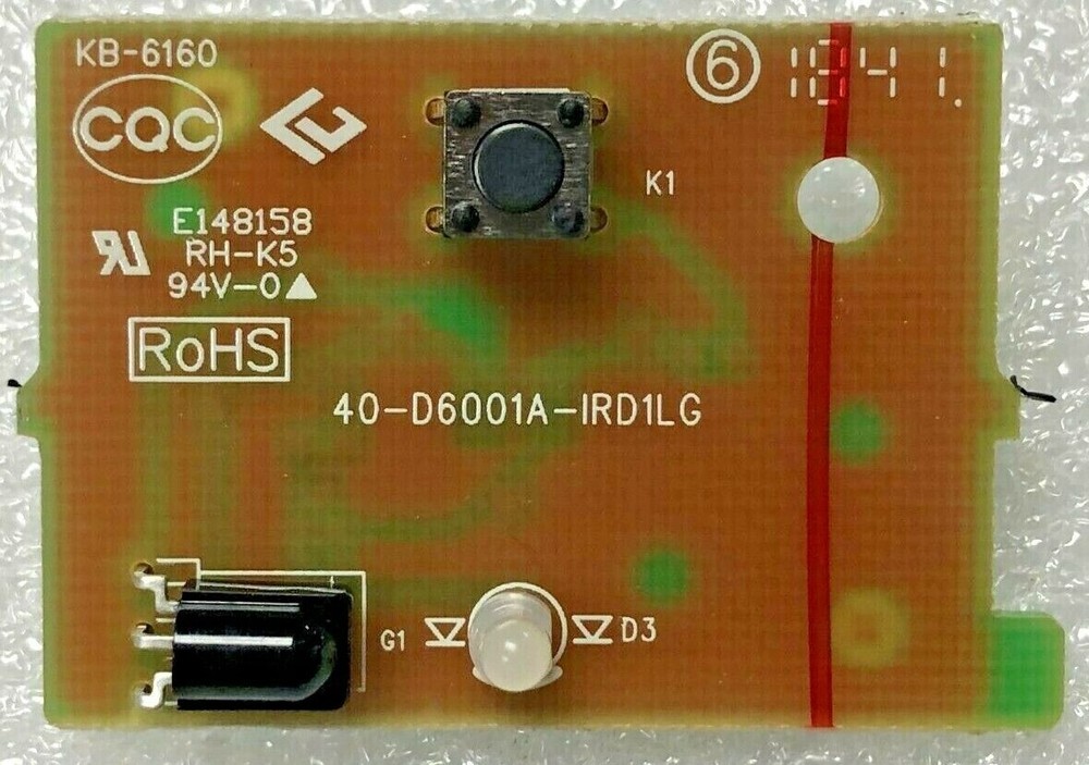 TCL 65S425 55S425 55S423 50S425 49S325 Power Button / IR Sensor 40-D6001A-IRD1LG