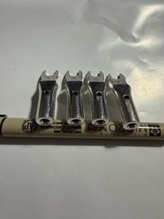 cardas banana to spade speaker adapter 1/4 inch 4pcs (new) msrp $144