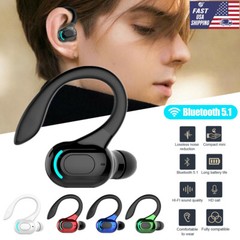 Bluetooth 5.0 Headset TWS Wireless Earphones Earbuds Stereo Headphones Ear Hook