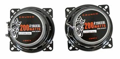 Pair Crunch CS4CX 4″ Inch Car Audio 2-Way Speakers 200 Watts Max
