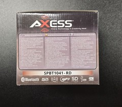 AXESS Hi-Fi 3″ CYLINDER BLUETOOTH SPEAKERS SPBT1041 New Sealed Red