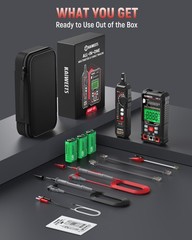 3-in-1 Multimeter & Cable Tracer Kit, Auto-Ranging Digital Multimeter with Tr…