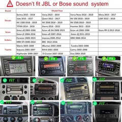 Plug Play Car Stereo Radio Carplay GPS For Toyota Scion xA xB tC xD iQ 2003-2016