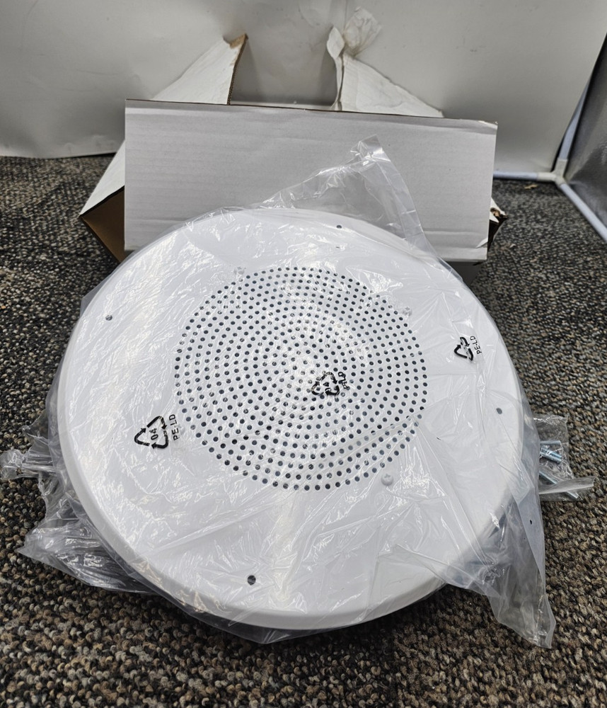 Speco G86TG: 8″ Ceiling Speaker – 85Hz to 20kHz Frequency Response – White