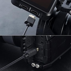 Micro HDMI Cable HDMI A to HDMI Mini Type D Adapter for Camera Sony Nikon HDTV