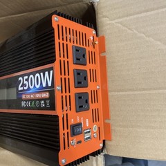 2500 Watt Pure Sine Wave Power Inverter 12V DC to 110V 120V Converter for Fam…