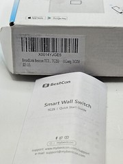 Bestcon Smart Wall Switch Standard 220-240V 433Mhz 50/60Hz TC2S-UK-1