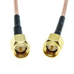RG316 SMA Male To SMA Male Plug Lot Extention Coax RF Cable Jumper Pigtail