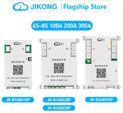 JIKONG JKBMS 3S 4S 8S-24S Smart Active Balanced BMS 40-300A 4 LiFePo4 Li-ion LTO