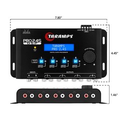 [US SELLER] Taramps HD 3000 2 OHM + PRO 2.4S Car Amplifier & Processor COMBO