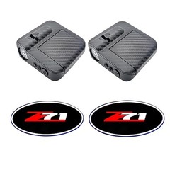 2Pcs for z71 Door Projection Welcome Lights for GMC Colorado Tahoe Suburban