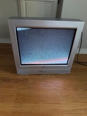 Vtg Gaming Tv Daewoo Dtq 20u4sc Television 2000s Large Retro Cable Prop 20”