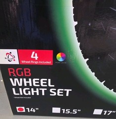 Heise HE-RGB1-W14 14″ LED Wheel Ring Light Set RGB New in Box Automotive Kit