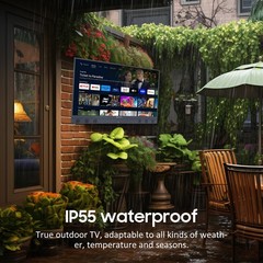 SYLVOX 43” Outdoor TV 4K Waterproof 1000nits Smart TV With 6 Powerful Speakers