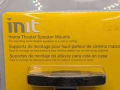 Init Home Theater Speaker Mounts NT-SWM28 Mounting on Wall or Ceiling