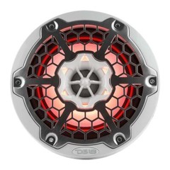 4x DS18 NXL-6M/WH HYDRO White 6.5″ 600 Watt 4 Ohm 2-Way Marine Speakers RGB LED