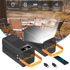 Power Bank 70000mAh 120W Charging Portable External Battery Backup For Phones