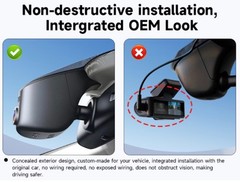 4K+1080P Dash Cam Front and Rear for Audi 2019-2026 Q3 Q5 Q6 Q7 Q8,A3 A4 A5 A6