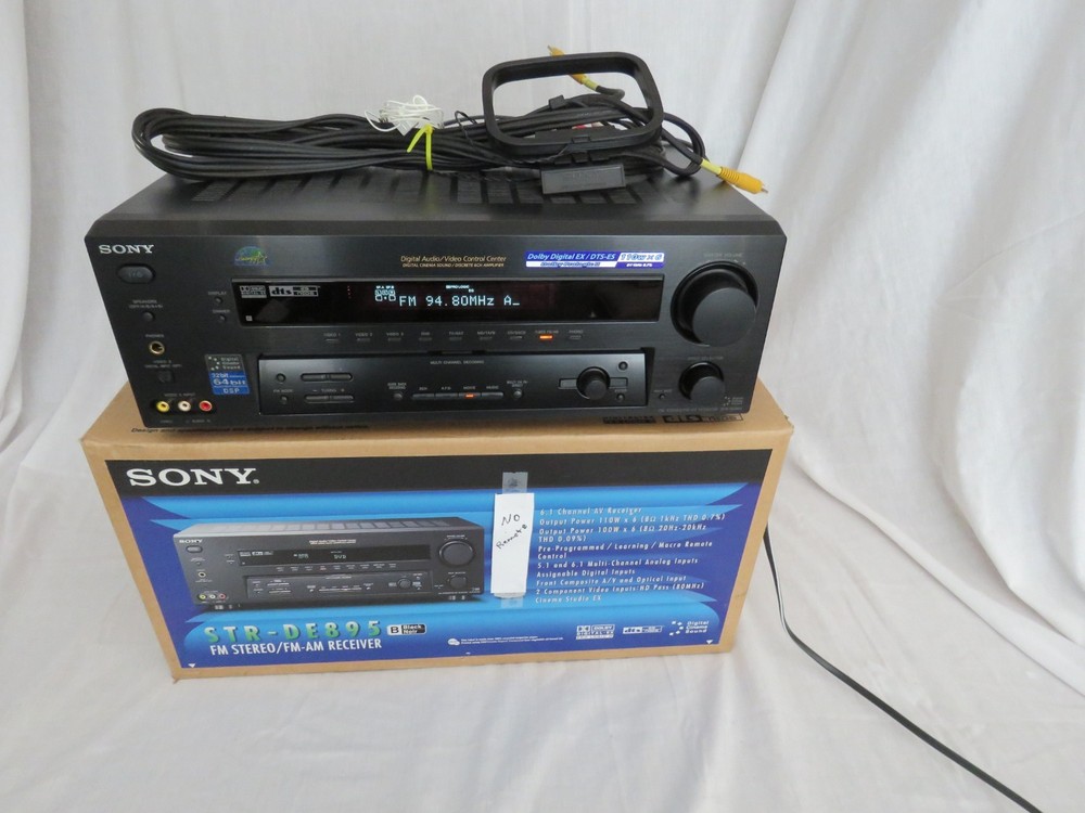 Sony STR-DE895 Receiver Amplifier Stereo Dolby Digital DTS Surround Audio Video
