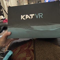 KAT VR Shoes Black Blue Mens Size 6 NEW WITH BOX VIRTUAL REALITY FOR TREADMILL
