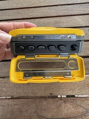 Sony Walkman WM-SXF39 Sports Radio Cassette Player AM/FM Yellow Gray see descrip