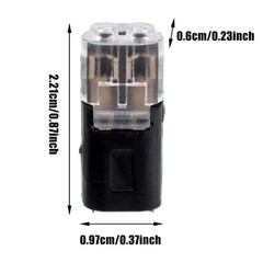 2 Pin Waterproof Electrical Connector Car Automotive Wire Plug Terminal LOT