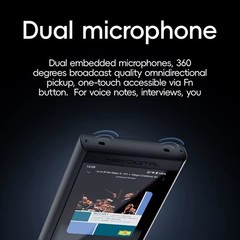 Hiby Digital M300 Android DAP Player Black touchscreen display 128 GB 4GB RAM