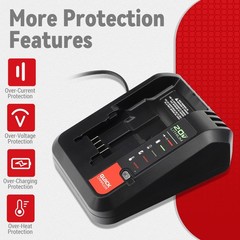 20V Battery Charger For LCS1620B BDCAC202B(not for Craftsman V20 20V Battery)