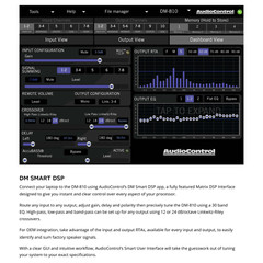 AudioControl DM-810 DSP Matrix Digital Signal Processor 8-CH Input/10-CH Output