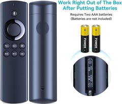 Durable Voice Search Remote for AMZ TVs – ABS Construction, Hassle-Free Pairing