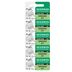 Seizaiken 371 SR920SW 1.55V 0%Hg Silver Oxide Watch Battery – Wholesale