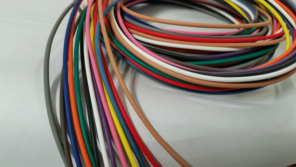 AUTOMOTIVE WIRE – 18 GAUGE GA HIGH TEMP GXL WIRE 13 COLORS – 7′ EA U.S.A
