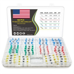 400/160PCS Waterproof Solder Stick Seal Sleeve Heat Shrink Butt Wire Connectors