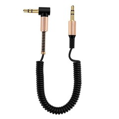 3.5mm Male to Male AUX Cable Cord L-Shaped Right Angle Car Audio Headphone Lot