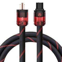 HiFi Audio Power Cable 5N OFC Copper Conductor IEC C15 Female Power Supply Cord