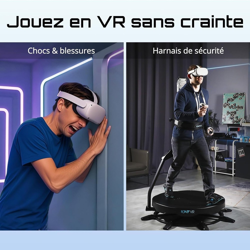 Kat Walk C2 Omnidirectional VR Treadmill | 360° Walking for Immersive Gaming