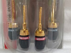 Monster Quick Lock Flex Tip Modular Speaker Cable Termination z2 bi-wire biwire