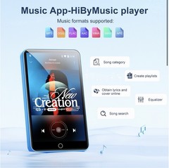 Oilsky 80GB MP3 Player with Bluetooth and WiFi, Oilsky 4.0″ IPS Touch Screen