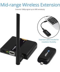 gofanco Mid-Range 1080p USB Type-C to HDMI Wireless Extender Kit – 98ft (30m)