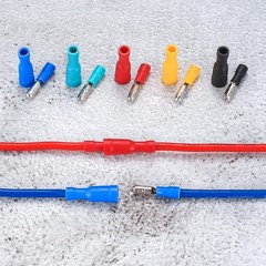 100 Pcs Bullet Connectors Kit, Insulated Bullet Connectors Terminals Female and