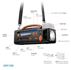 Solar And Outlet Charging Device
