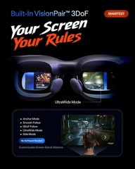 VITURE Beast XR/AR Glasses3DoF Dynamic Dimming 174″ 1200p 58° FOV – Large Size