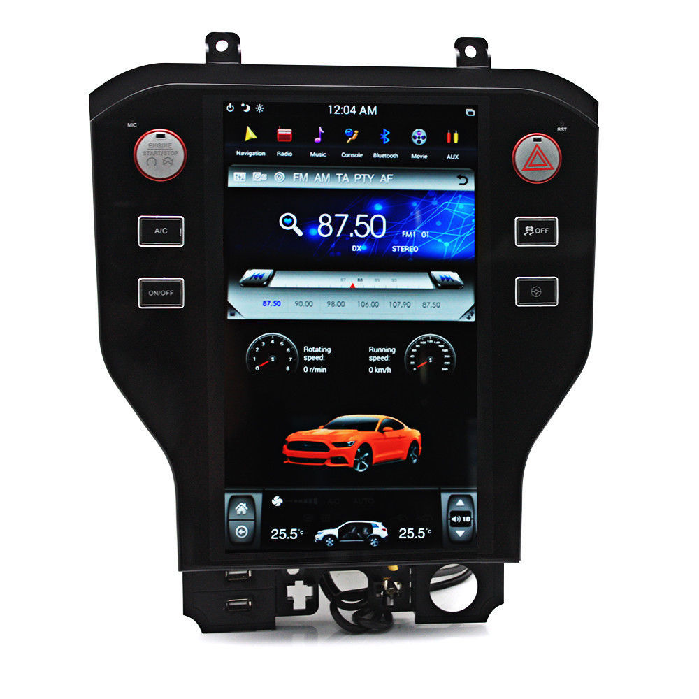 Android 9.0 Tesla Screen 11.8″ Car Radio Gps Navi For Ford Mustang 2015-2019