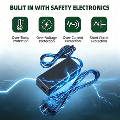 2A Adapter Charger For Caroma 560W Electric P6 48V Lithium-ion Battery