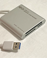 TrippLite USB 3.0 Memory Card Reader – Aluminum, U352-000-MD-AL, Great Condition